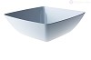 Melamine schaal diep 40x 40 cm wit